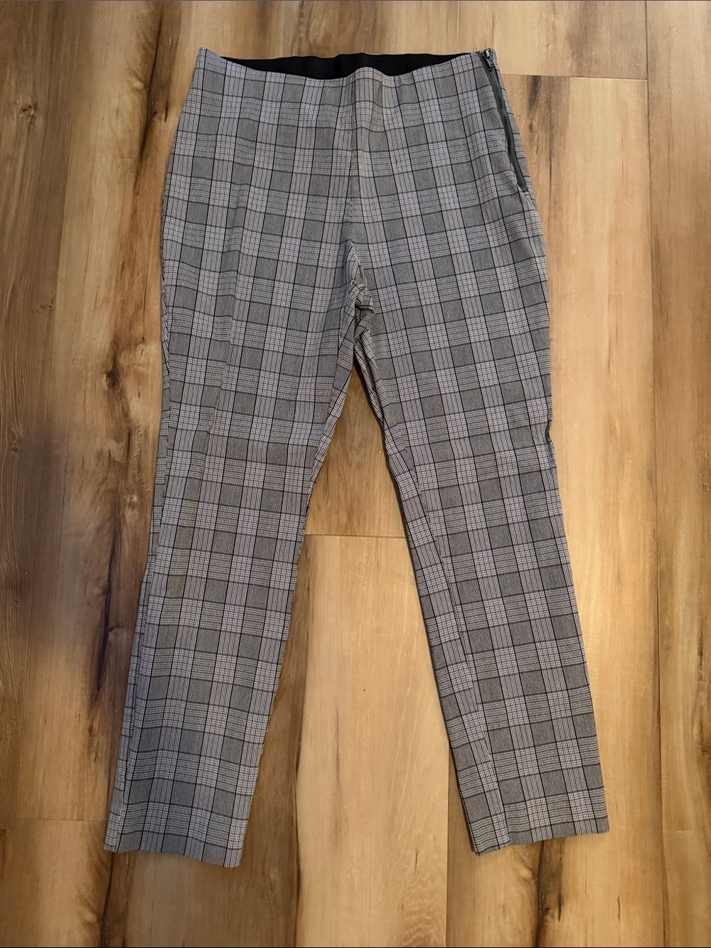 a new day Gray Plaid Women’s Dress Pants